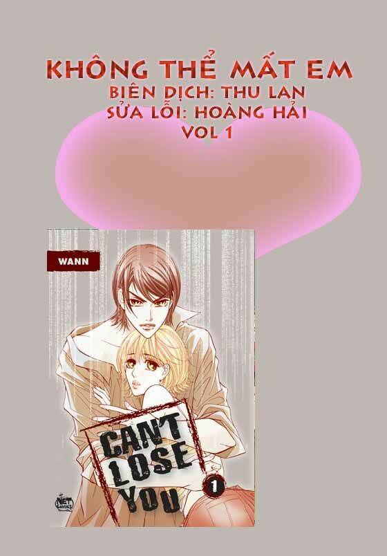 can't lose you chapter 1 2