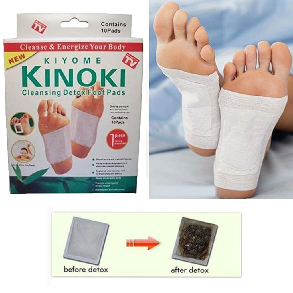 Hộp 10 miếng dán chân giải độc Kinoki