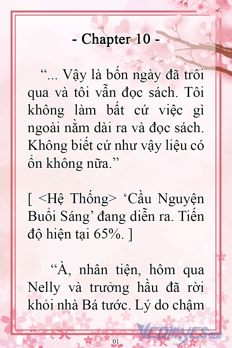 [Novel] Đặc Quyền Của Người Chuyển Sinh Chapter 10 - Trang 1