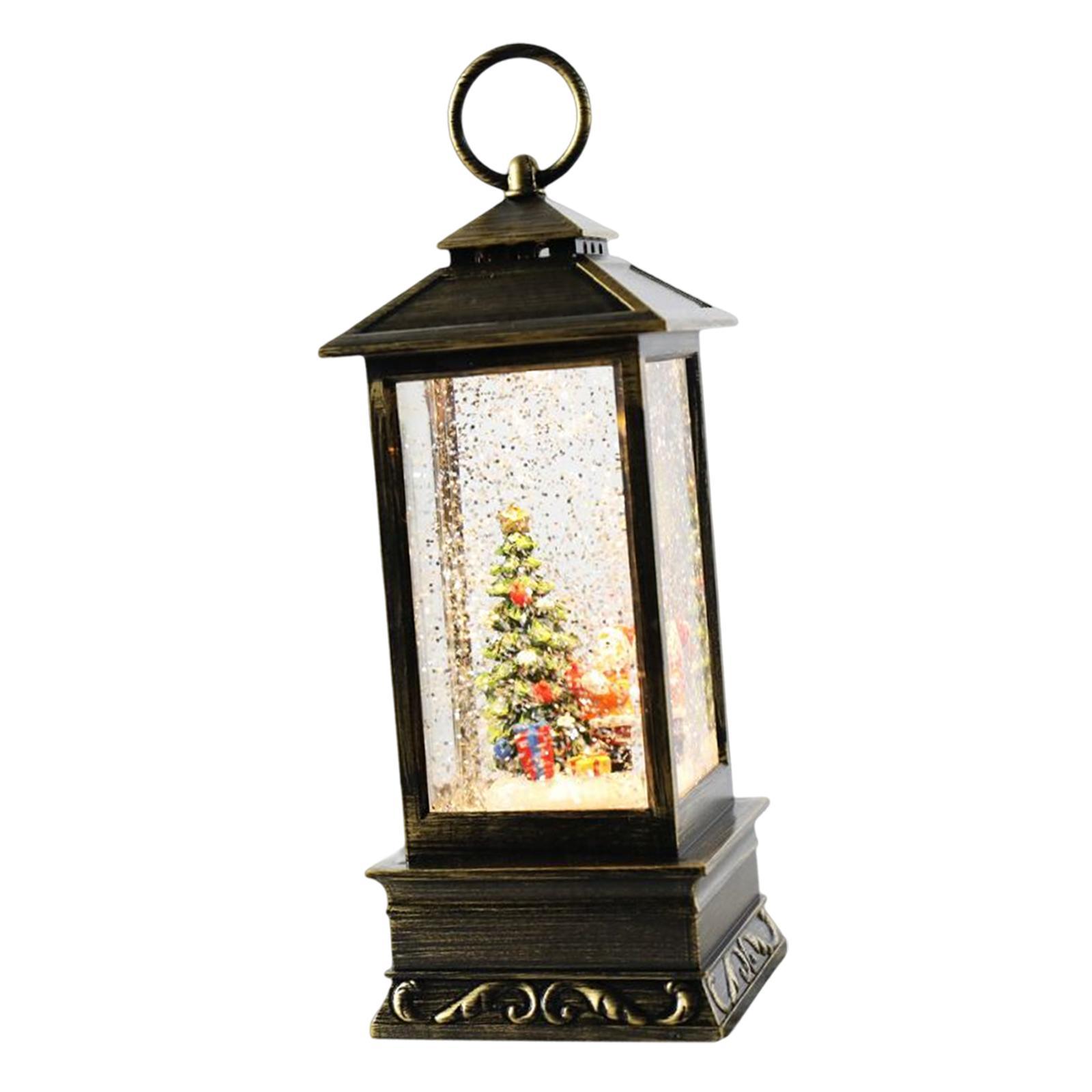 Christmas Lantern Music Box Kids Gift Decoration with Light Birthday Gift