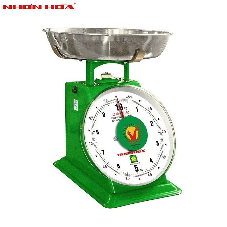 Cân Đồng Hồ Lò Xo Nhơn Hòa NHS-10 (10kg) - Hàng Chính Hãng