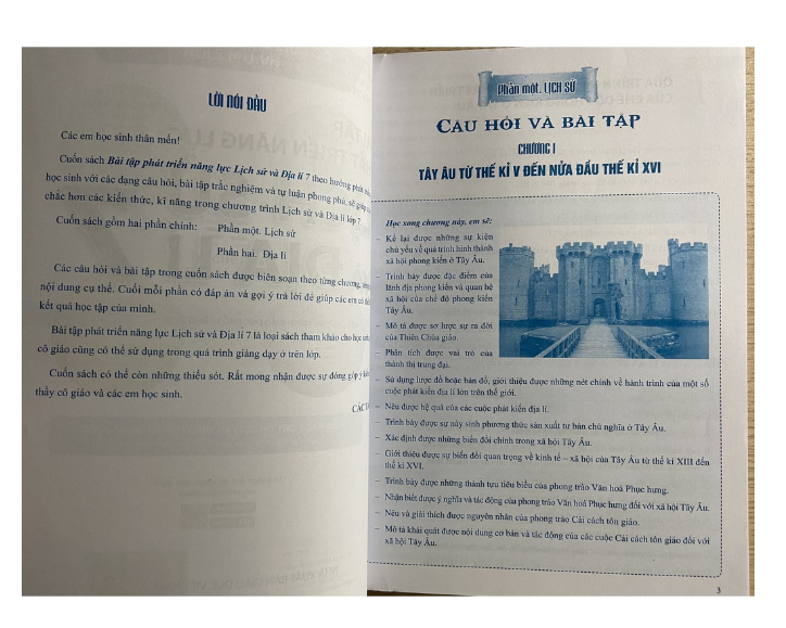 Sách - Bài tập phát triển năng lực Lịch Sử và Địa Lí 7