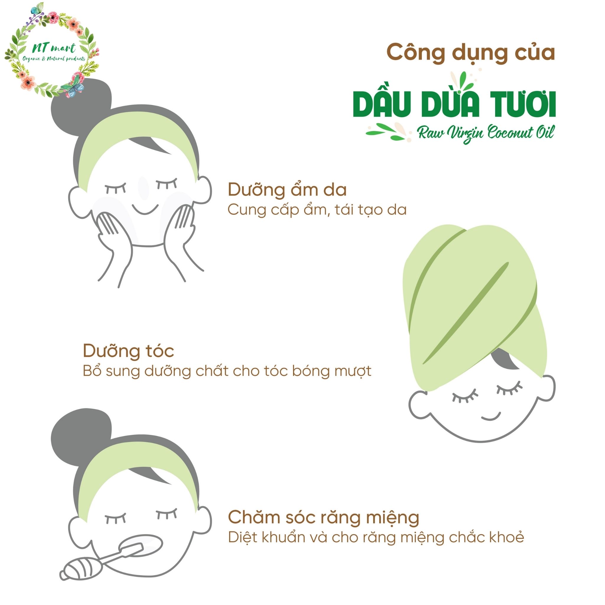 COBOTÉ - DẦU DỪA TƯƠI - 100% CƠM DỪA TƯƠI