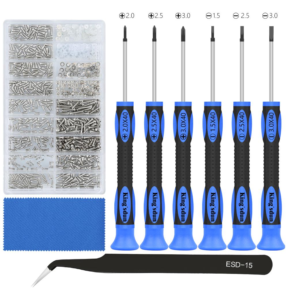 Bộ tuốc nơ vít mini đặt 10 trong 1 sửa chữa kính mắt người lái xe nhí nhíp công cụ bộ dụng cụ Kính Kính