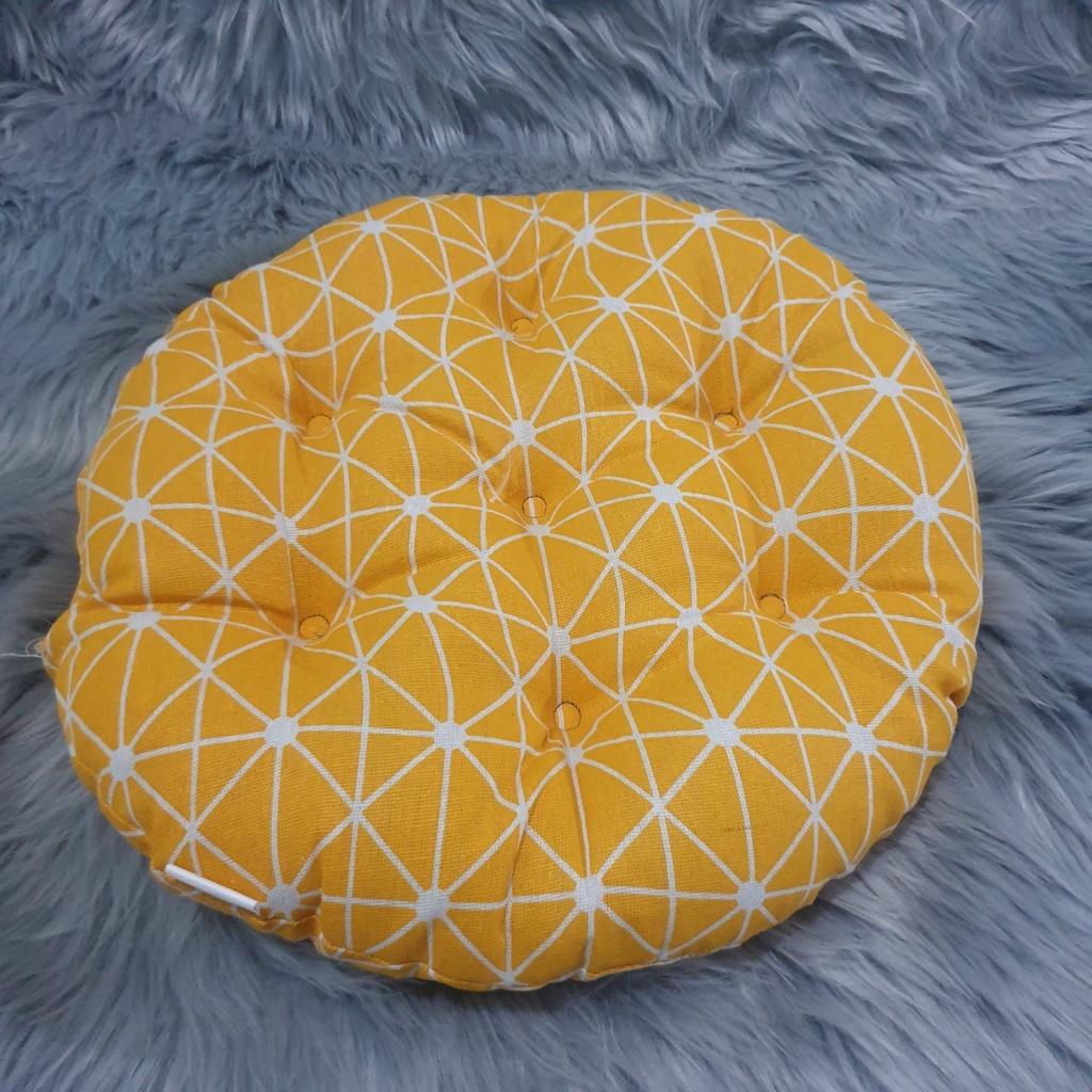 Nệm Ngồi Bệt Tròn, Đệm Ghế Văn Phòng Tròn, Ghế Café Trang Trí - Padded Seat Cushion