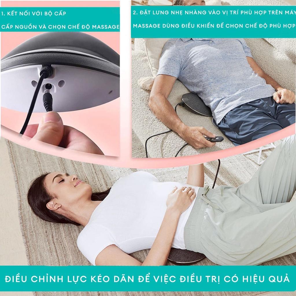 Máy massage trị liệu thoái hóa cột sống, kéo dãn cơ lưng Homedics SP-252