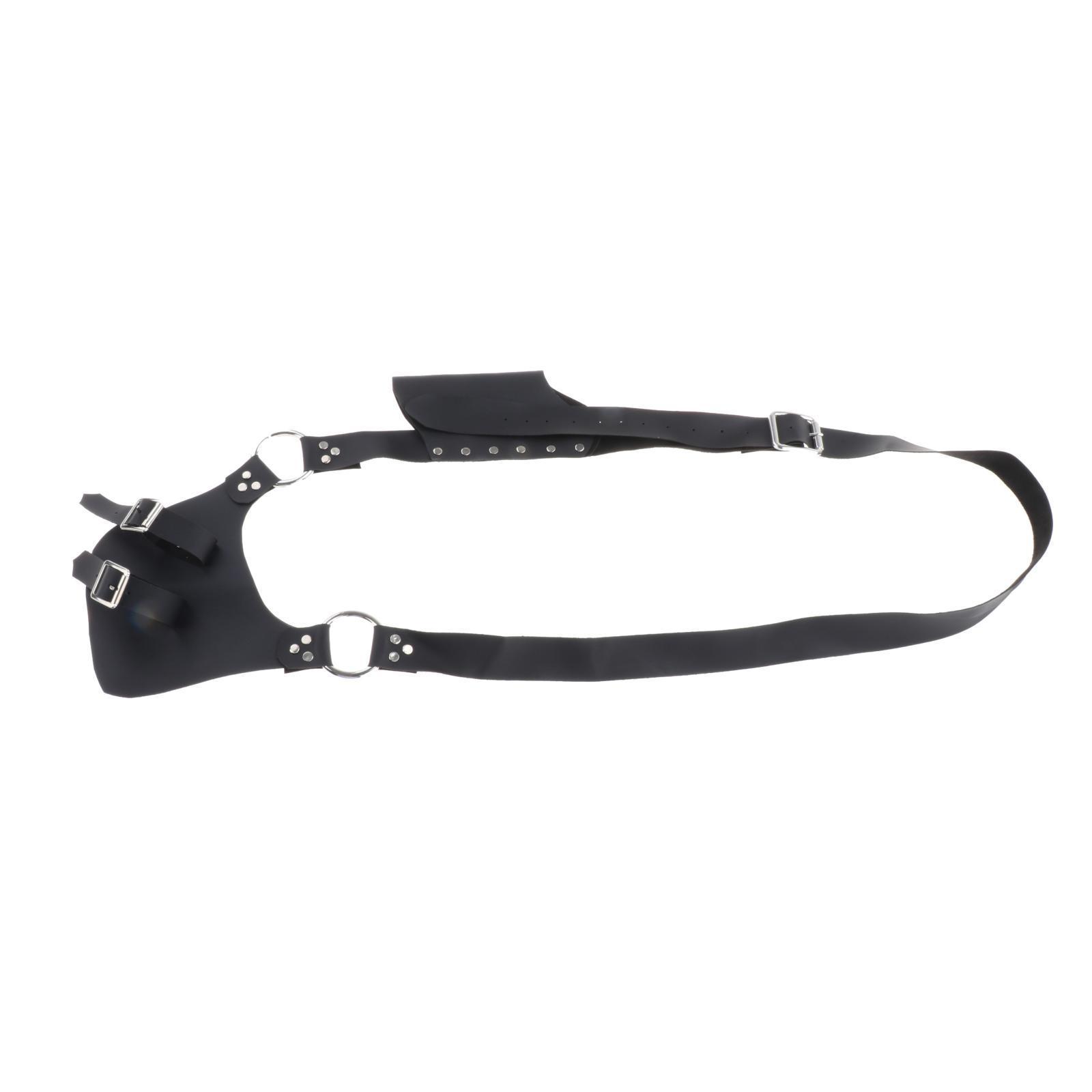 Medieval Shoulder Strap PU Leather Holder for Knight Costume