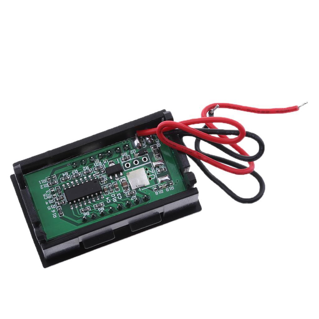 12V LED Indicator Battery Capacity Tester Meter Voltmeter for