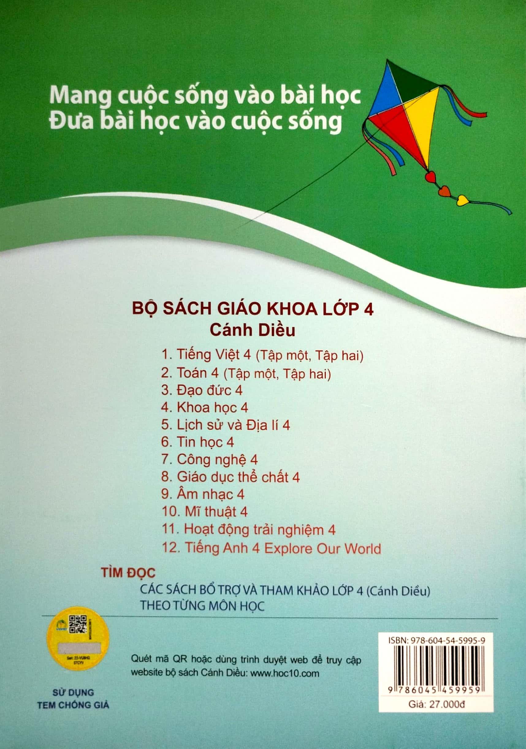 Vở Bài Tập Toán 4 - Tập 1 (Cánh Diều) (2023)