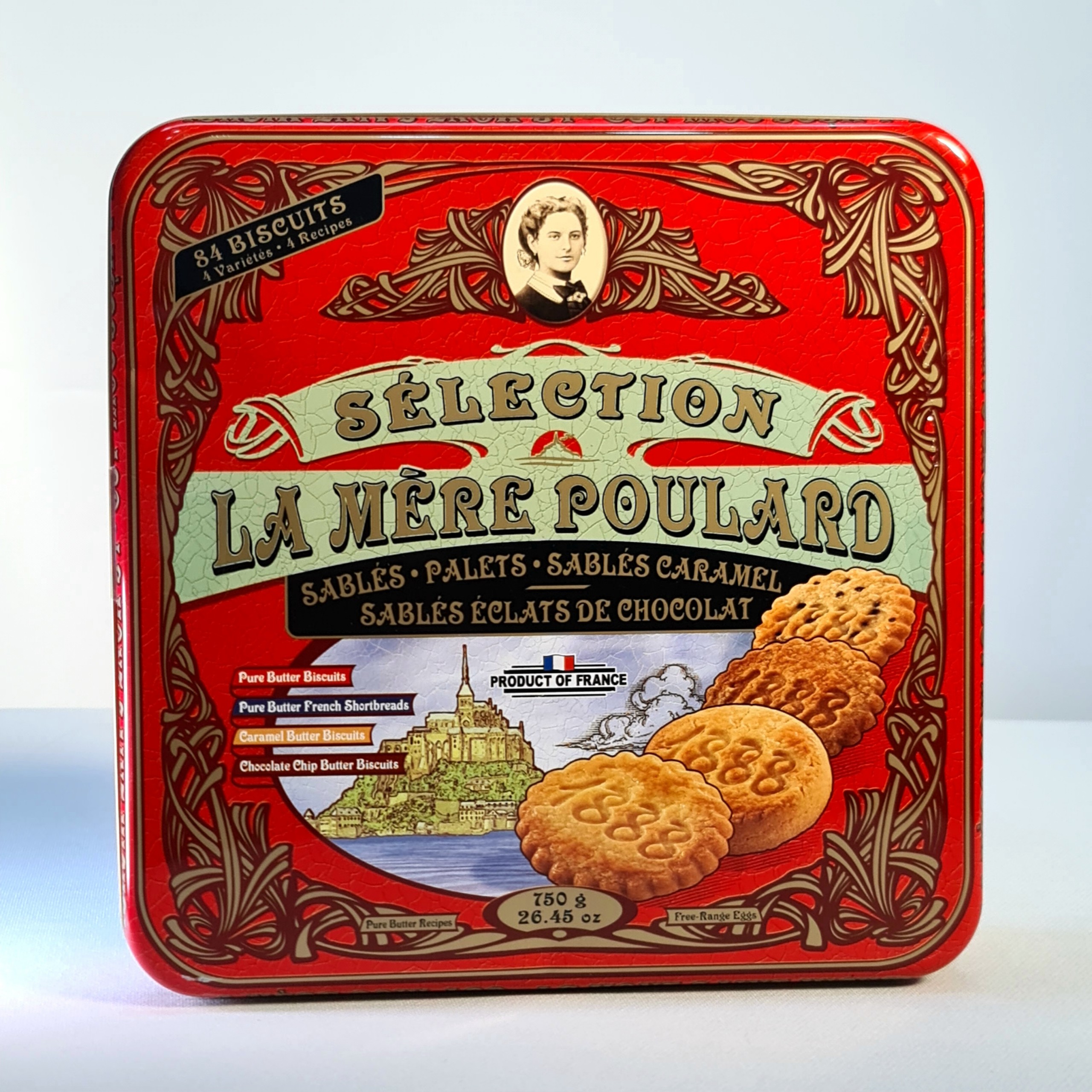 Hình ảnh Bánh quy - La Mère Poulard - Sablés ESclats De Chocolat (4 Varieties) 750g