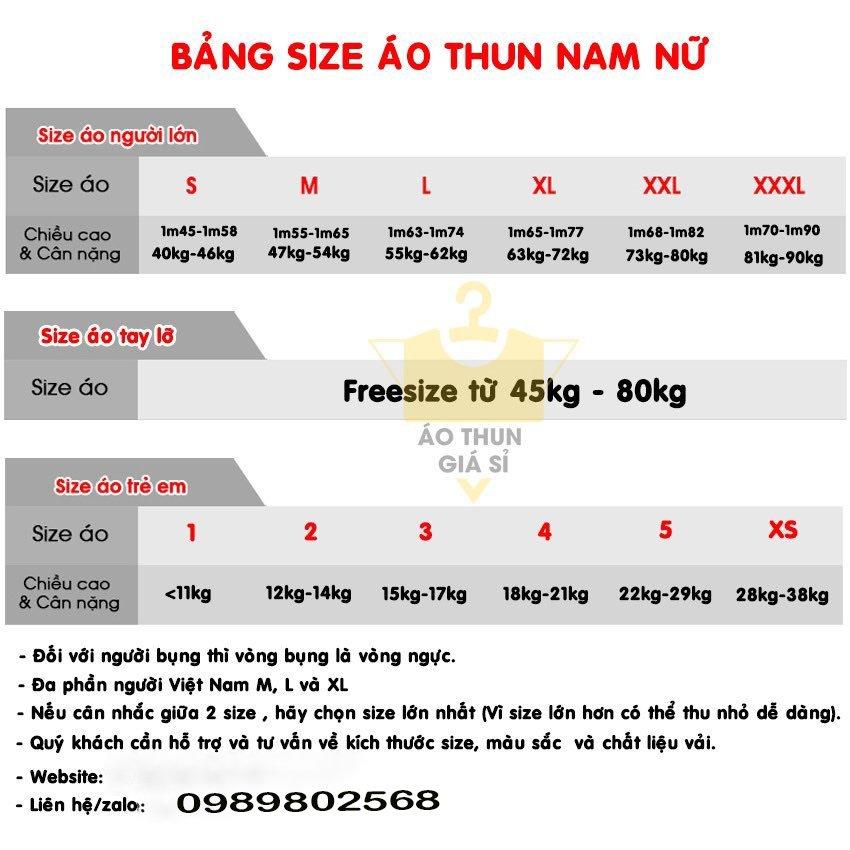 Áo thun trẻ em in hình Gia đình Kun cho bé độc đẹp / chất đẹp