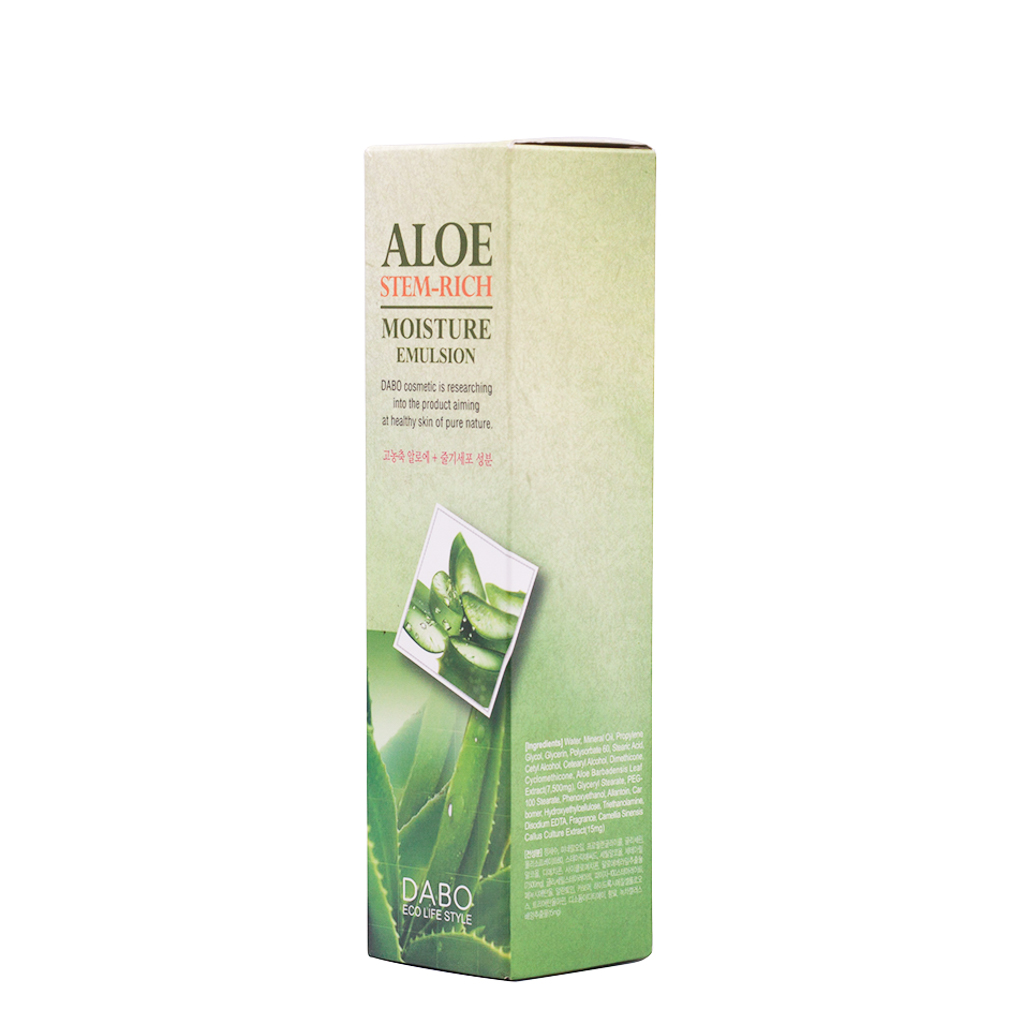 Dưỡng Thể Trắng Da, Dưỡng Ẩm, Chống Lão Hóa Hàn Quốc Lô Hội Dabo Aloe Emulsion (150ml) – Hàng Chính Hãng