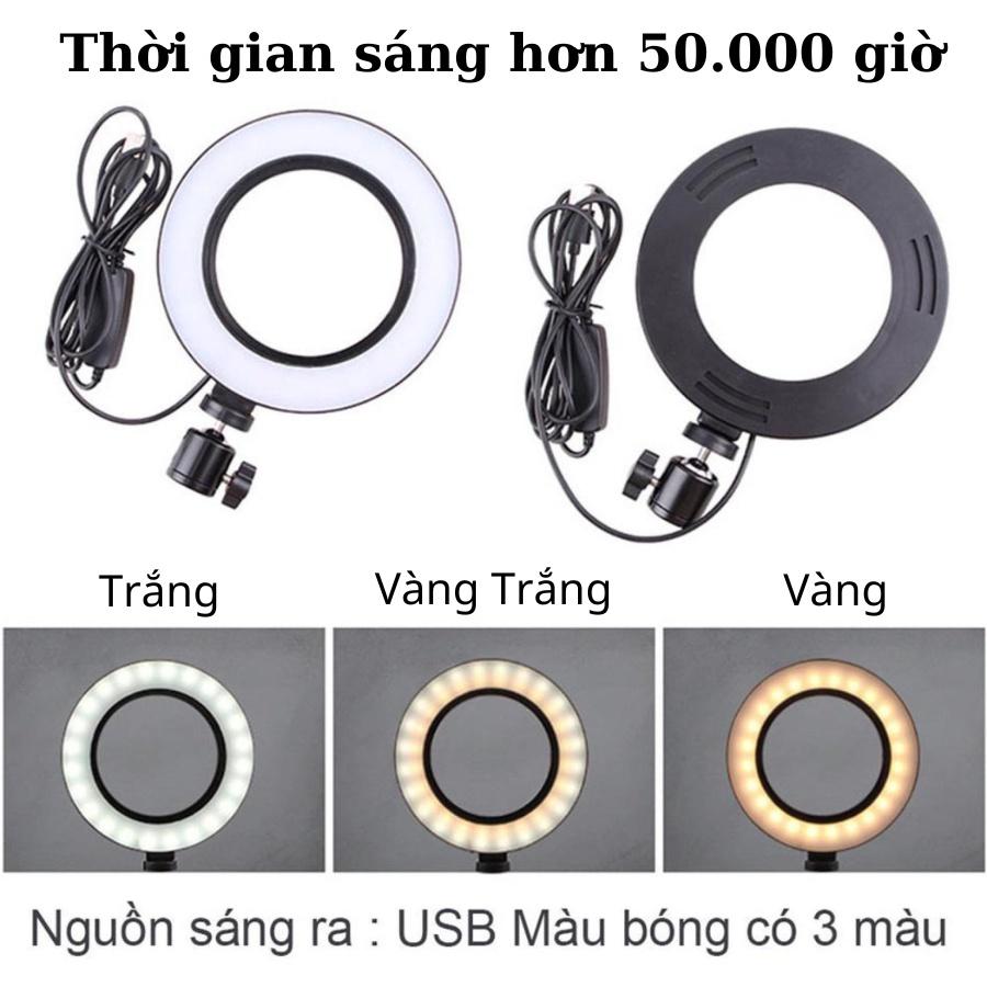 Đèn Livestream Bán Hàng MINPRO Size 30 33 36 45 54 cm, Đèn Make Up Trang Điểm Chụp Ảnh Dễ Dàng Tháo Lắp