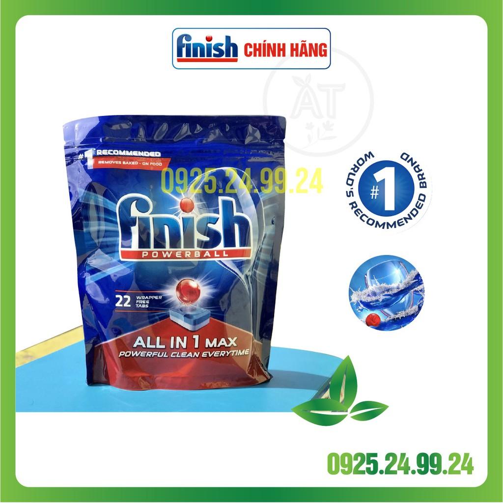 Viên rửa chén bát Finish All in 1 max túi 22-30-60v-100v