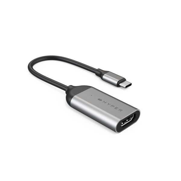 Cổng Chuyển HyperDrive USB-C HDMI 8K 60HZ / 4K 144Hz Đầu Tiên Và Nhỏ Gọn Nhất Thế Giới (HD-H8K)- hàng chính hãng
