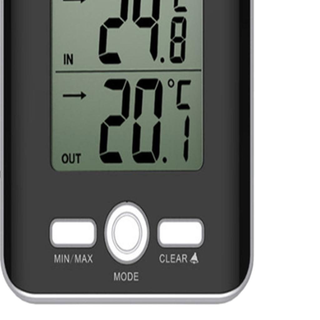 Digital LCD Thermometer Hygrometer Humidity Temperature Meter with Probe