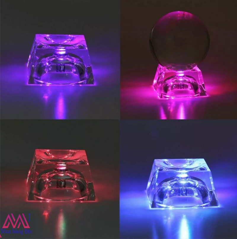Bộ Quà Tặng Quả Cầu Pha Lê 3D LED Phi Hành Gia 6CM