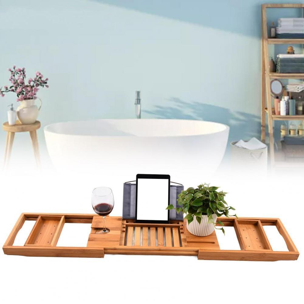 Bàn Để Thức Ăn Đựng Vật Dụng Cho Bồn Tắm Deluxe Tray - Cao Cấp