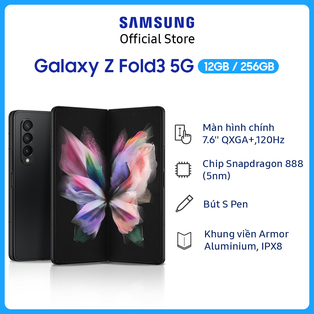 Điện Thoại Samsung Galaxy Z Fold 3 (256GB) - Hàng Chính Hãng