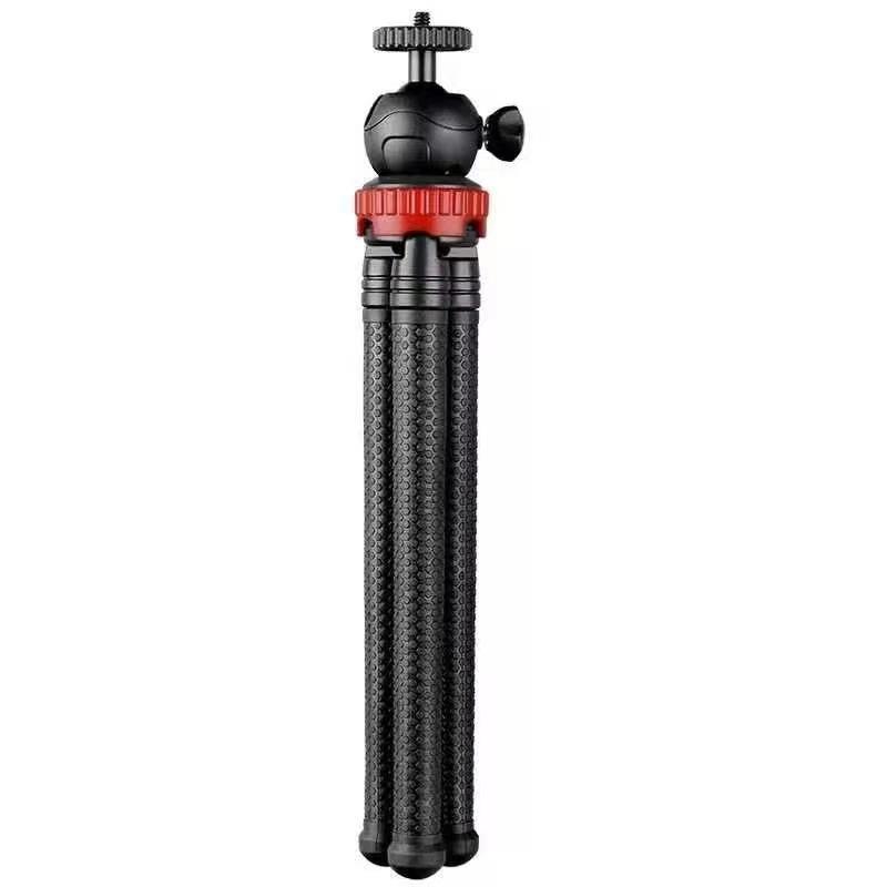 Ưu đãi đặc biệt chân máy bạch tuộc lớn chân máy tính để bàn chân máy mini bằng thép vàng đen với chân máy ảnh nền tảng đám mây