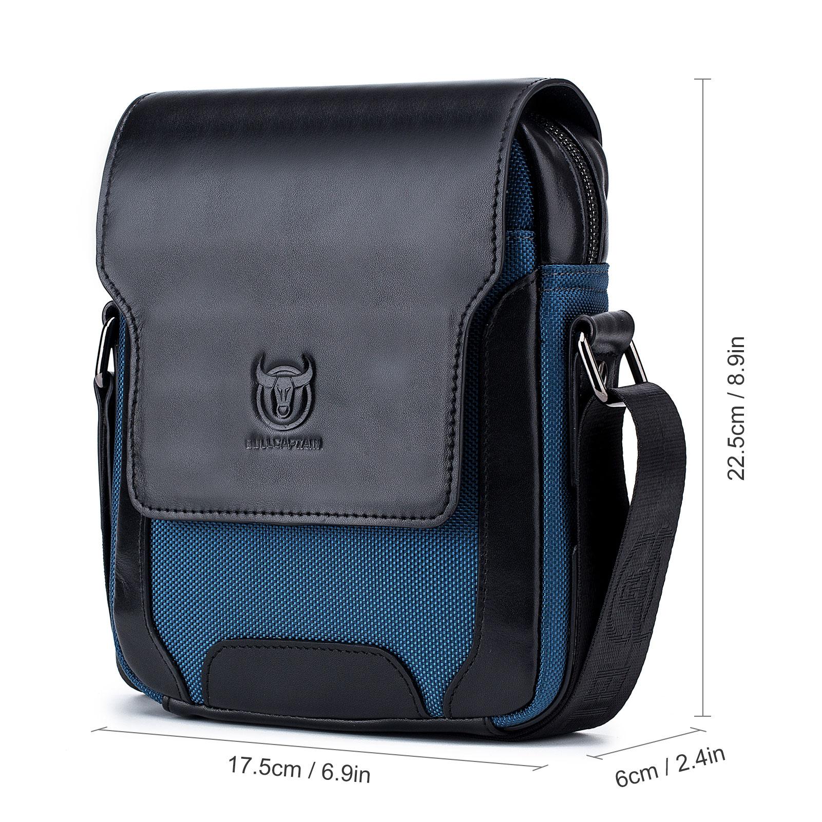 Túi Da Đeo Chéo Nam Sành Điệu Nằm Dọc Dành Cho Dân Công Sở Bullcaptain