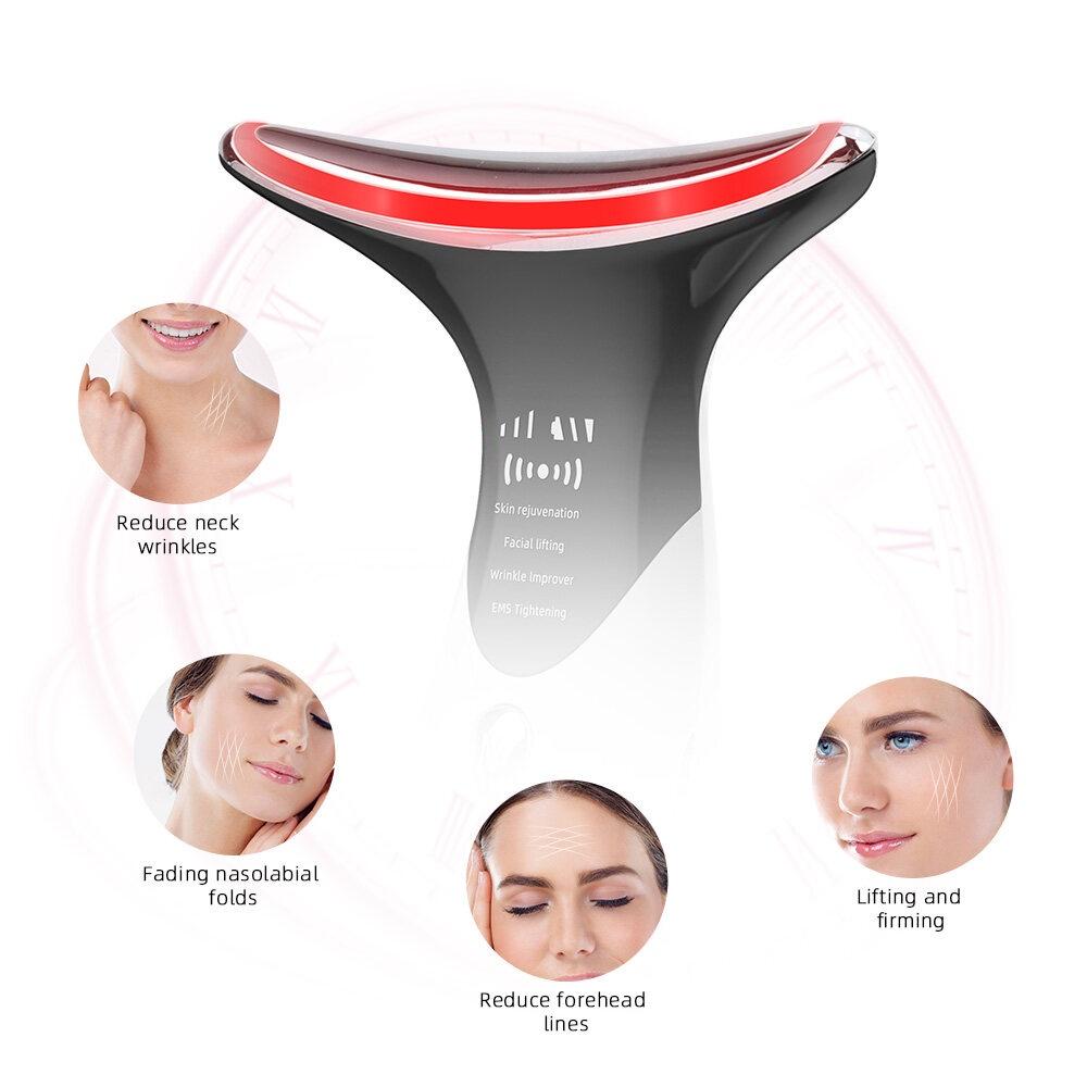 Máy massage Chăm sóc da mặt NECK METER nâng cơ, xóa nếp nhăn