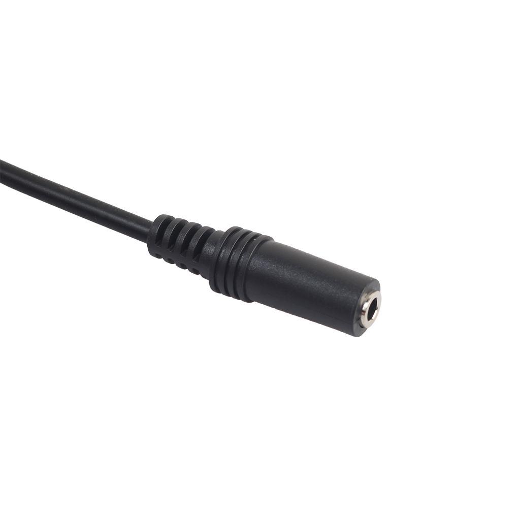 3.5mm Male to Female Extension Cable 1m and 3.5mm M to USB M Adapter Cable