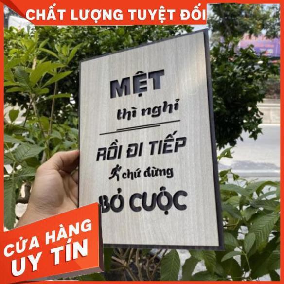 Tranh tạo động lực bằng Gỗ treo tường những câu nói slogan bất hủ ý nghĩa