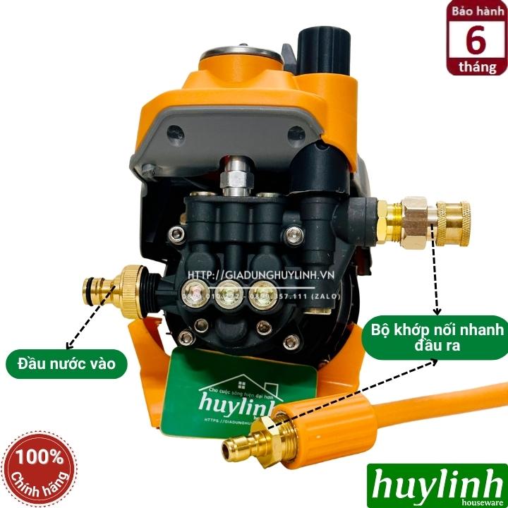 Máy xịt rửa xe chỉnh áp Hukan CWM3000 - Công suất 3000W - Áp lực 160 bar- Motor lõi đồng - Tặng khớp nối nhanh đầu ra