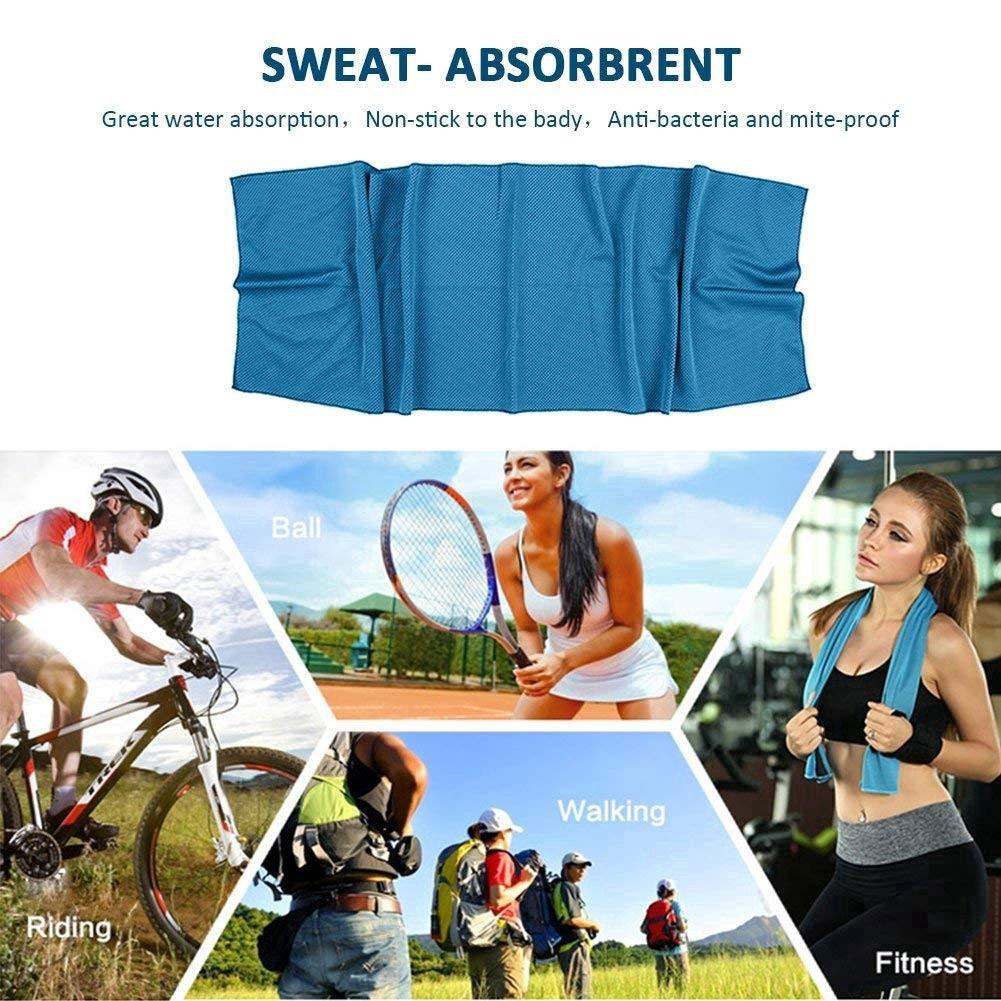 Instant Relief Cooling ice Towel Microfiber Sweat Towel Sports/Fitness/Gym/Yoga