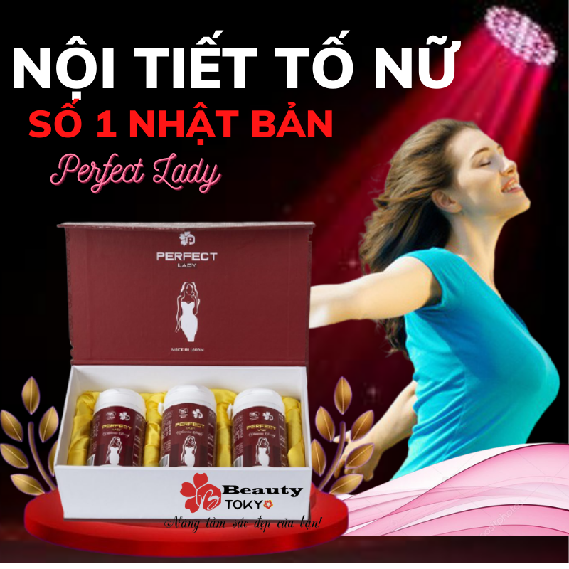 Combo 3 Hộp Nội tiết Tố Nữ Perfect Lady giúp phục hồi estrogen kéo dài thanh xuân