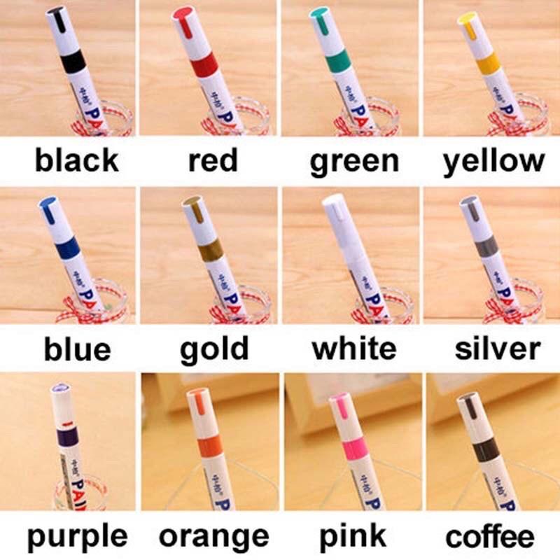 Bút đánh dấu chống thấm nước bằng cao su thích hợp cho xe hơi xe máy waja wiar alza yamaha