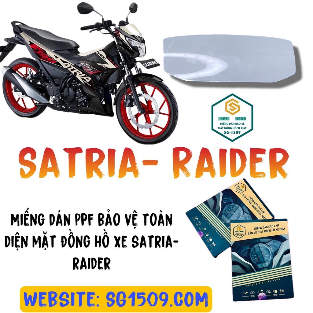 MIẾNG DÁN BẢO VỆ MẶT ĐỒNG HỒ XE SATRIA , RAIDER MIẾNG DÁN PPF CAO CẤP CHỐNG TRẦY XƯỚC MẶT ĐỒNG HỒ XE MÁY. SG1509