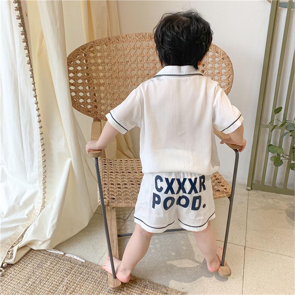 Đồ ngủ lụa cộc tay cho bé ROSY KIDS, Đồ bộ Pijama bé trai bé gái mặc đều xinh từ 6-27kg