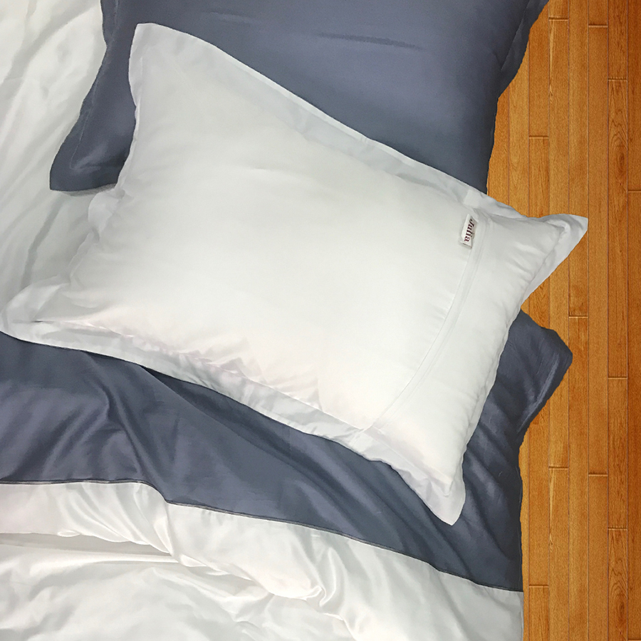 Bộ Ga Gối Lụa Tencel Siêu Mát Mịn Nhập Khẩu Hàn Quốc Julia