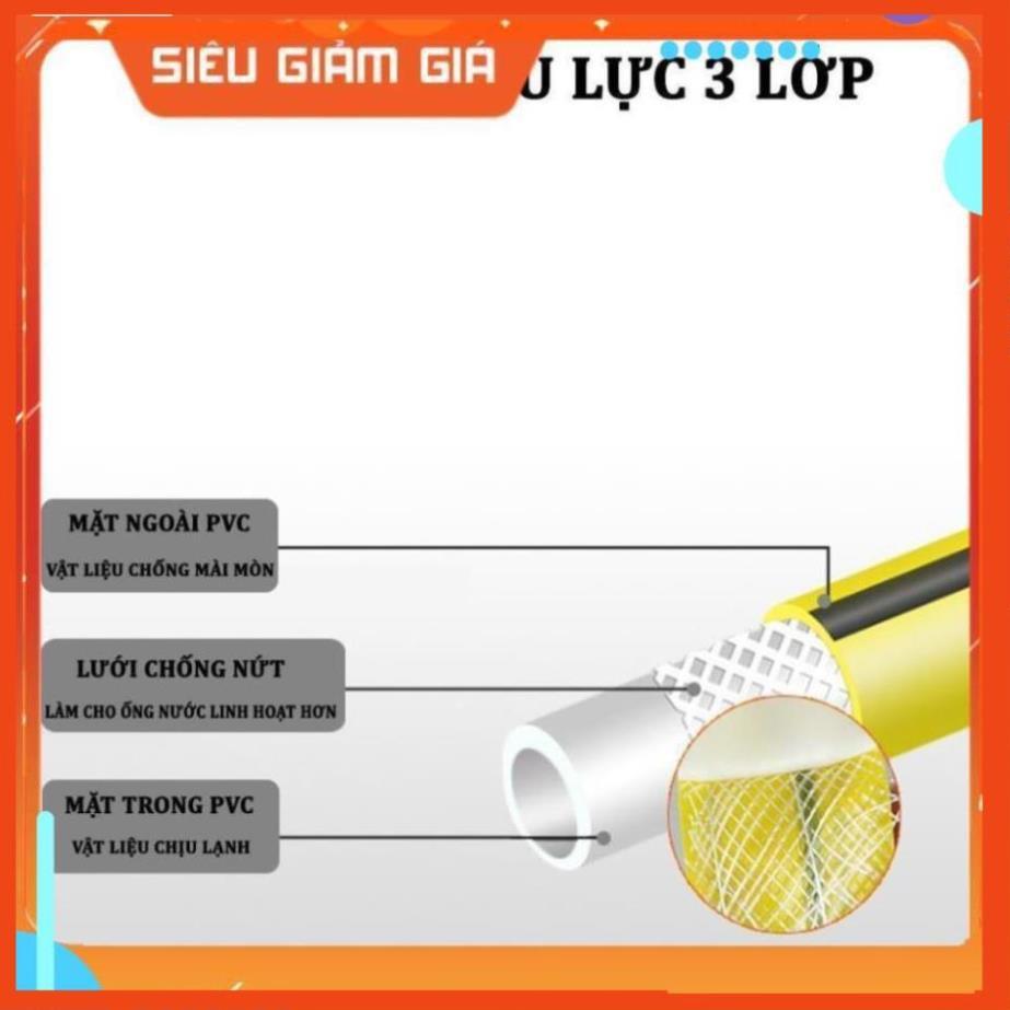 Vòi Xịt Tăng Áp Rửa Xe Ô Tô – Bộ Vòi Xịt Rửa Xe ,Tưới Cây Chuyên Nghiệp 206810-2 cút sập PE