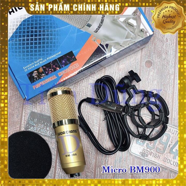 Xả kho mic thu âm BM900 kết hợp soundcard K10 và H9,V8,V10