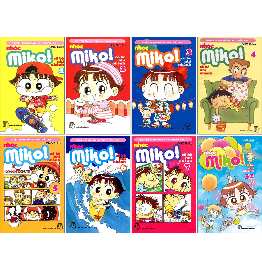 Boxset Nhóc Miko! Cô Bé Nhí Nhảnh (Trọn Bộ 32 Tập)