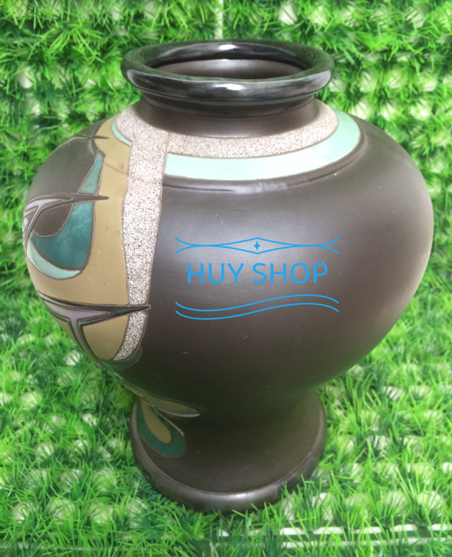 Gốm sứ trang trí cao cấp - BÌNH GỐM TRỜI NAM