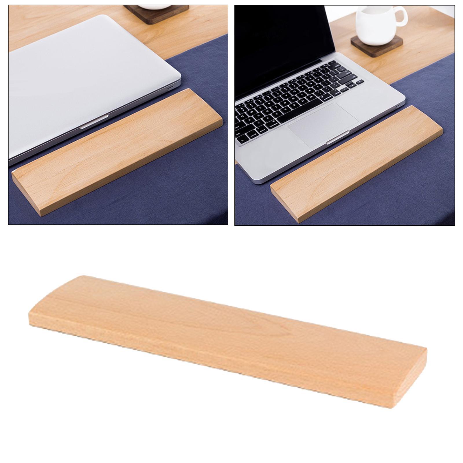 Computer Keyboard Holder Wooden Hand Pad Wrist Rest Palm Rest