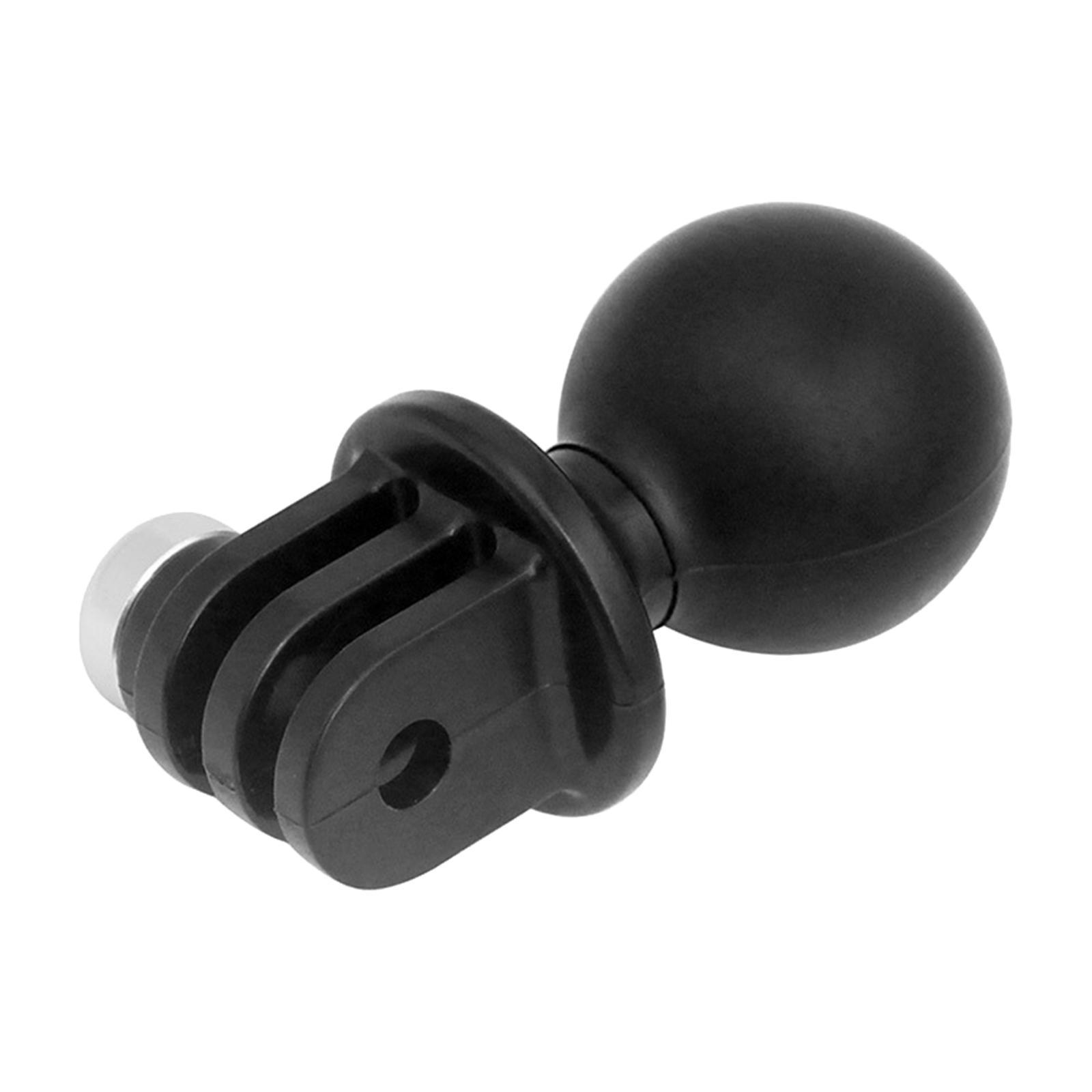 Ball Head Mount Adapter Accessory Sports Camera Durable 360 Degree Adjustment, Easy to Install ,Action Camera Ball Adapter