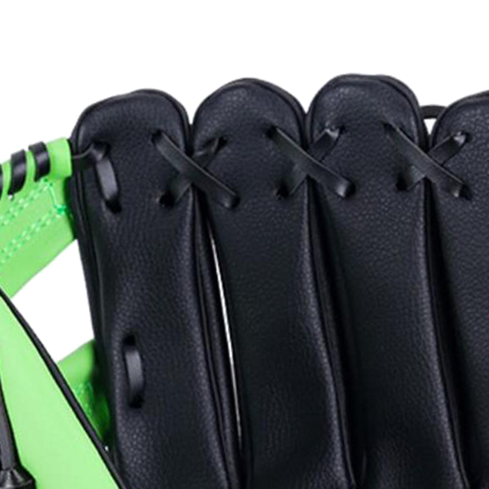 Adjustable Baseball Gloves with Soft Leather Thickening Pitcher Softball Gloves for Child Teens Adult Left Hand Throw, Left Hand Glove