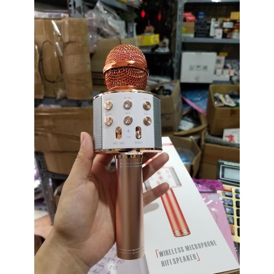 mic hát karaoke WS 858. hát siêu hay. giọng siêu trong