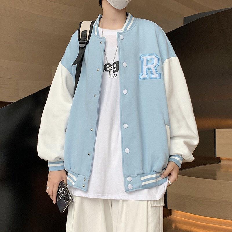 Áo Khoác Cardigan Nỉ Bông LOGO RAY Form Rộng Basic Nam Nữ Unisex Ulzzang KUN