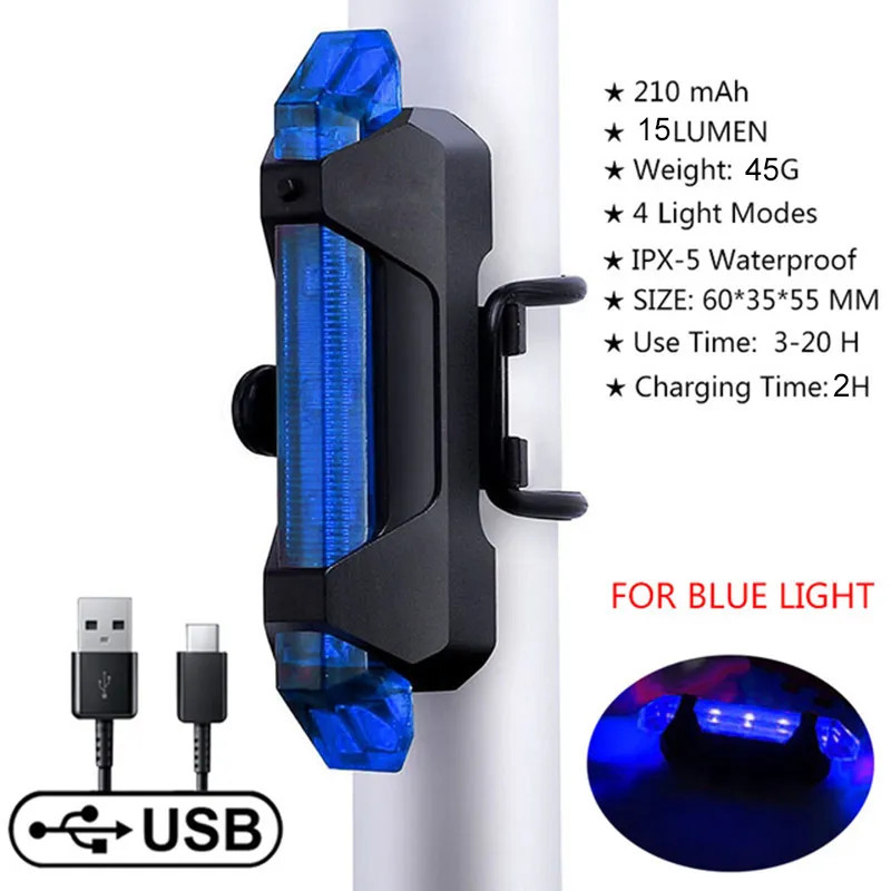 Đèn đuôi xe đạp cảnh báo ban đêm sạc USB đạp xe không thấm nước - đèn chiếu hậu xe đạp, đèn cảnh báo nhấp nháy, Đèn hậu xe đạp thể thao loại mới cao cấp,đèn xe đạp hậu led gắn sau xe cảnh báo an toàn có thể sạc lại - Hàng Chính hãng dododios