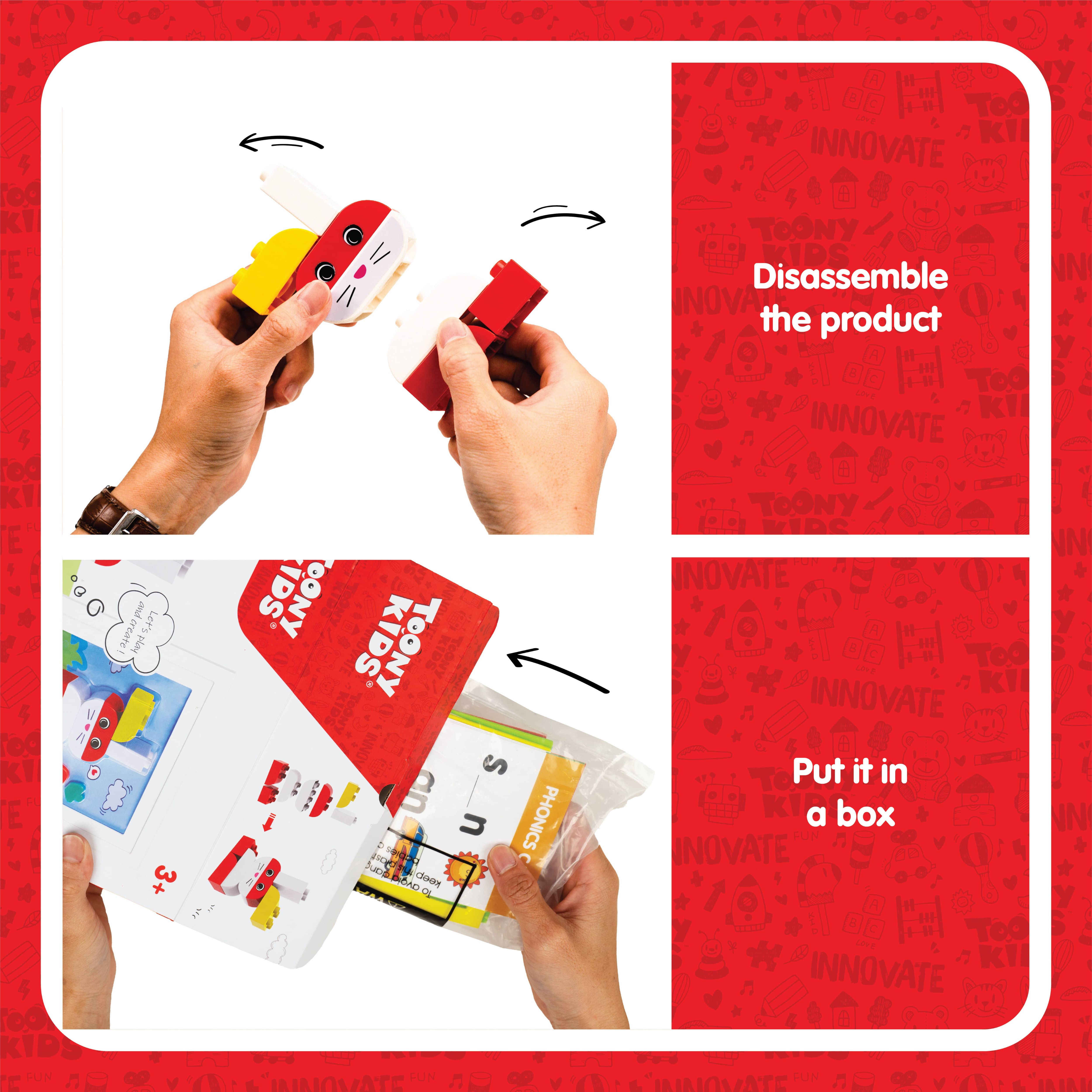 Đồ Chơi Bộ Lắp Ráp Khung Tranh Thỏ TOONYKIDS - Đồ Chơi Thông Minh Cho Bé - Creative Picture Farme TN00422