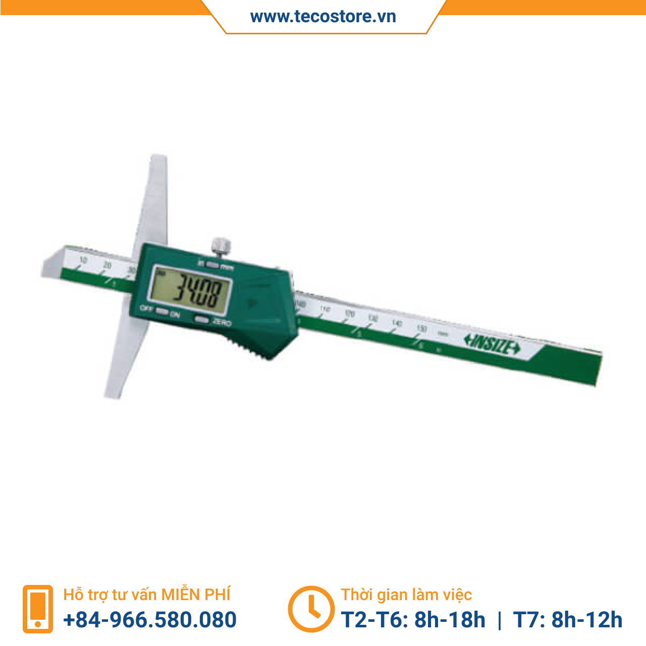Thước đo độ sâu điện tử Insize 1141 - standard, nonwaterproof
