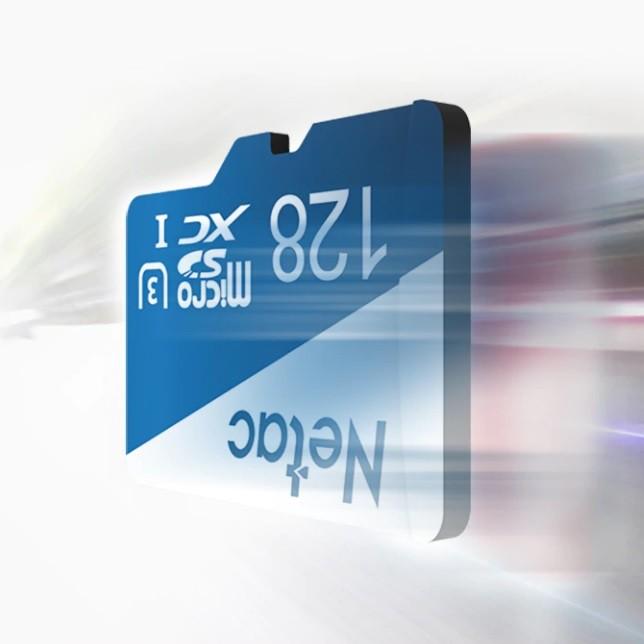 Thẻ nhớ microSDXC Netac Extreme 64GB U3 4K 100MB/s (Trắng xanh)