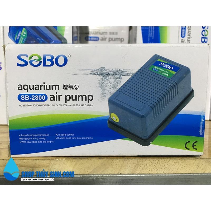 Máy sủi oxy 2800 1 vòi dành cho bể cá LONG THÀNH CÁ CẢNH