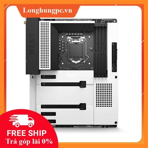 Main NZXT N7 Z490 WHITE MATTE (Intel Z490, LGA 1200, ATX, 4 Khe Cắm Ram DDR4)